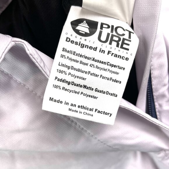 Picture Organic Clothing BIO-Sourced ThermalDry Ski Jacket & Pants Set Size L - Picture 14 of 16